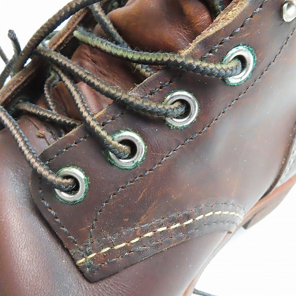 実際に弊社で買取させて頂いたRED WING/レッドウィング IRON RANGER/アイアンレンジャー ワークブーツ 8111/US7.5の画像 6枚目