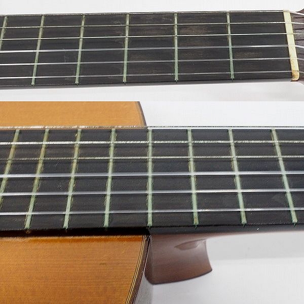 実際に弊社で買取させて頂いた★【使用感有り】Kuniharu Nobe/野辺邦治 1970 クラシックギター/ガットギター ハードケース付の画像 3枚目