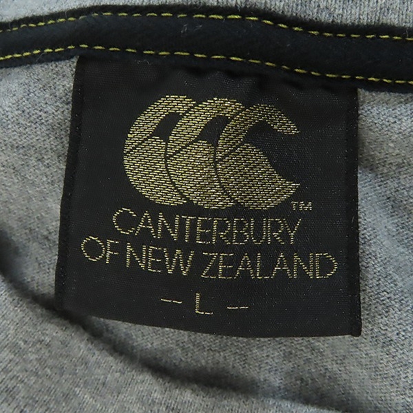 実際に弊社で買取させて頂いたCANTERBURY/カンタベリー ロゴ刺繍 半袖Tシャツ/Lの画像 2枚目