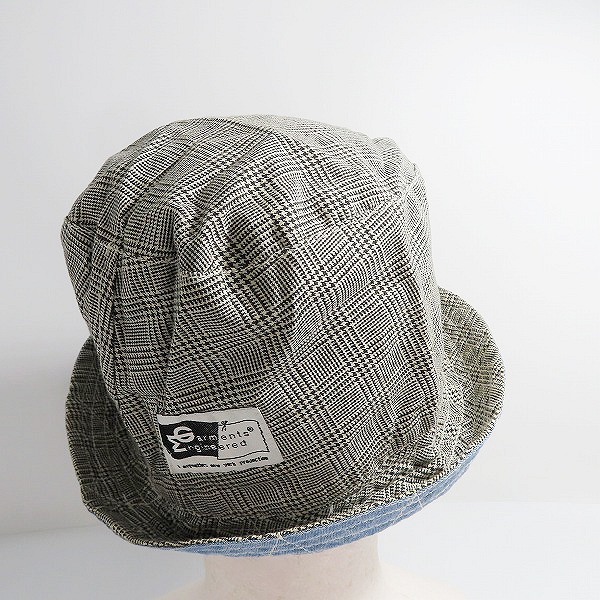 実際に弊社で買取させて頂いたENGINEERED GARMENTS×BEAMS PLUS/エンジニアドガーメンツ×ビームスプラス チェック柄 バケットハット Mの画像 2枚目