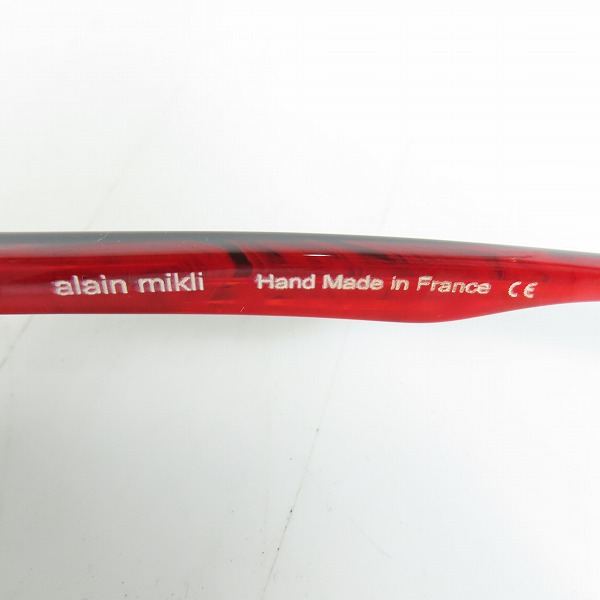 実際に弊社で買取させて頂いたalain mikli/アランミクリ メタルブロー メガネフレーム/アイウェア AL1119-MOODの画像 6枚目