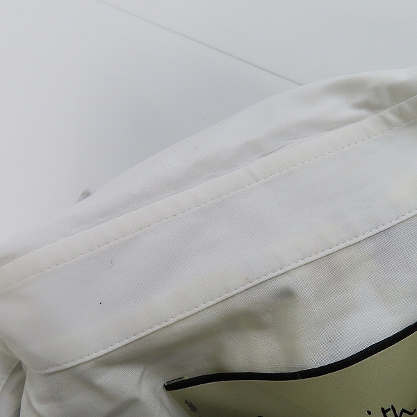 実際に弊社で買取させて頂いたPaul Smith/ポールスミス フラワー×ストライプ柄切替 長袖シャツ 46Lの画像 6枚目