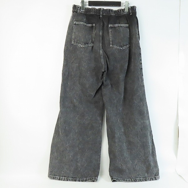 実際に弊社で買取させて頂いたCLEL/クレイル Vintage Design Flare Denim Pants/ヴィンテージデザイン フレアブラックデニムパンツ CLEpt1013 Lの画像 1枚目