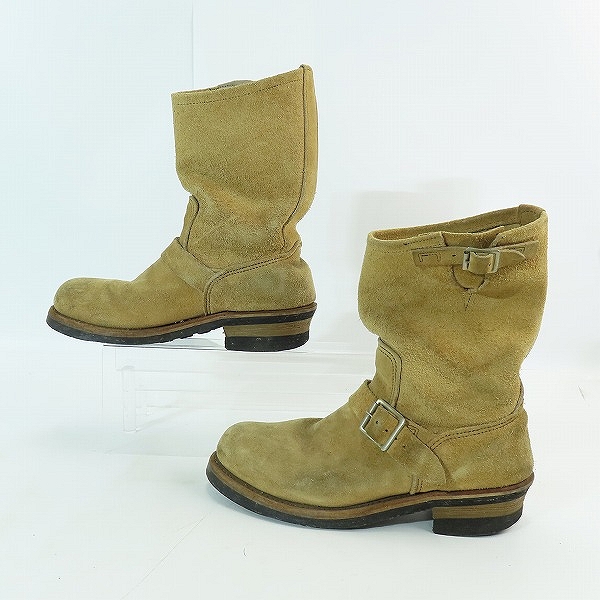 実際に弊社で買取させて頂いたRED WING/レッドウィング スエード エンジニアブーツ 8268 PT91/8.5の画像 3枚目