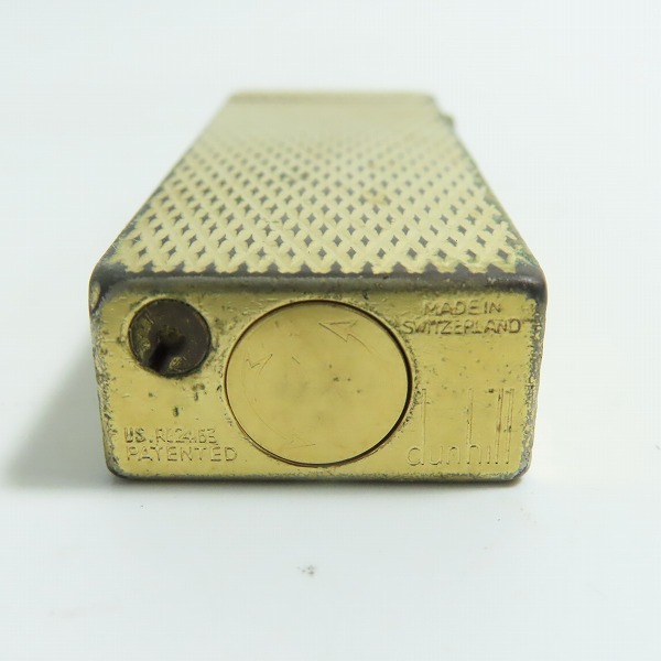 実際に弊社で買取させて頂いたdunhill/ダンヒル サイドローラー ガスライター ゴールドカラーの画像 5枚目