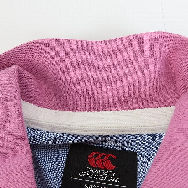 実際に弊社で買取させて頂いたCanterbury/カンタベリー 刺繍 半袖ポロシャツ 2101014N10/Lの画像 5枚目