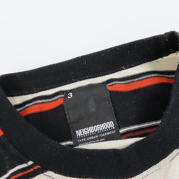 実際に弊社で買取させて頂いたNEIGHBORHOOD/ネイバーフッド ボーダーTシャツ/ATNH-CS-02/3の画像 9枚目
