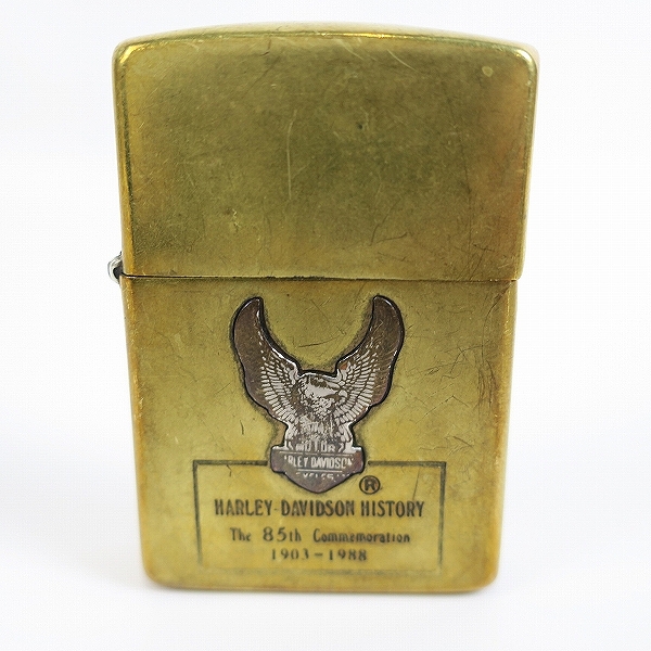 実際に弊社で買取させて頂いたZIPPO/ジッポー ハーレーダビッドソン The 85th 92年製