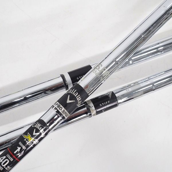 実際に弊社で買取させて頂いたCallaway/キャロウェイ X2 HOT Pro ユーティリティ 16°,18°,23° 3本セット N.S.PRO 950GH FLEX:S ヘッドカバー付きの画像 5枚目