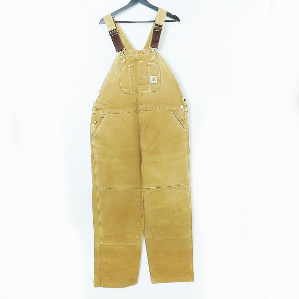 実際に弊社で買取させて頂いたCarhartt/カーハート オーバーオール キャメル 46×32