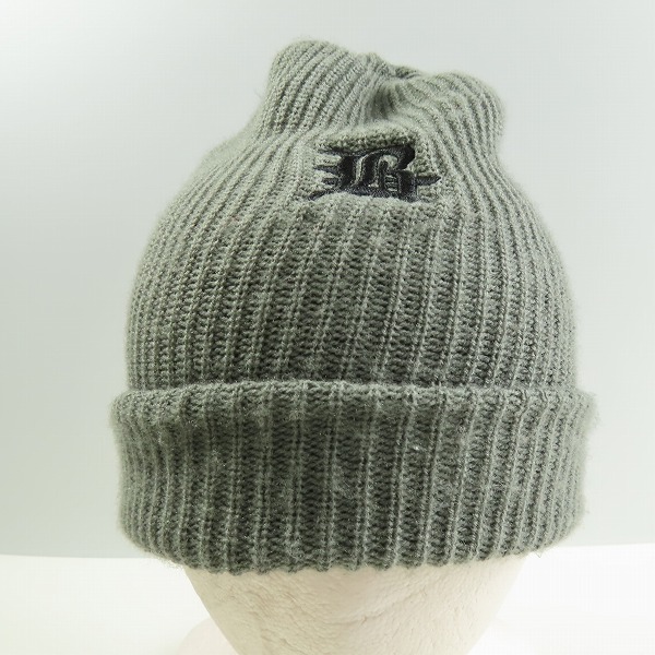 実際に弊社で買取させて頂いたBack Channel/バックチャンネル ロゴ刺繍 ビーニー ニット帽の画像 1枚目