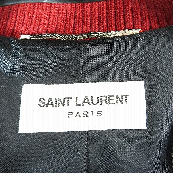 実際に弊社で買取させて頂いたSAINT LAURENT/サンローラン 14SS エディ期 スカジャン 345802 YM61U/44の画像 2枚目