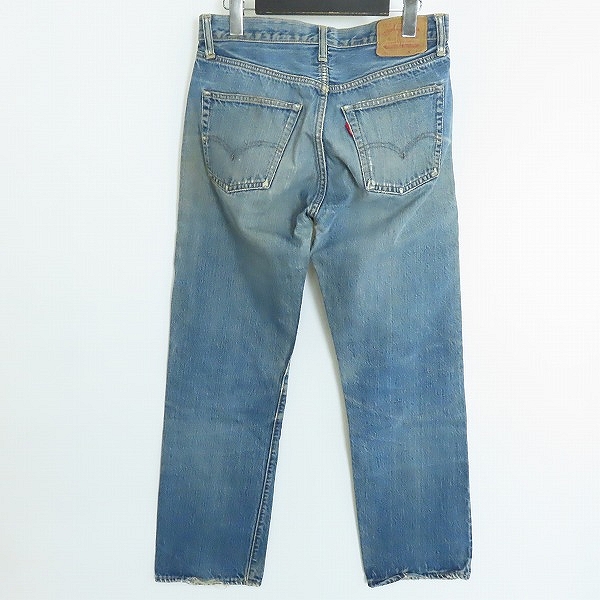 実際に弊社で買取させて頂いたLEVI'S/リーバイス 501 ボタン裏刻印6 71~73年代 ビッグE 不均等V 平行ステッチ ボタンフライ ヴィンテージ デニムパンツの画像 1枚目
