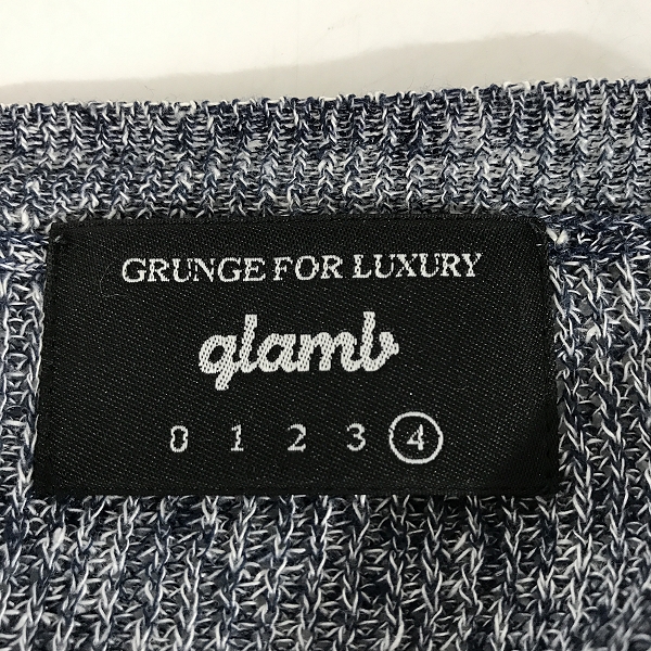 実際に弊社で買取させて頂いたglamb/グラム Halley linen knit ハリーリネンニット/GB0218/KNT05/4の画像 2枚目