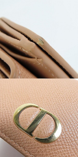 実際に弊社で買取させて頂いたDior/ディオール 三つ折り財布 レザーの画像 8枚目