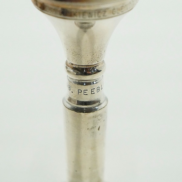 実際に弊社で買取させて頂いたJ.MARCINKIEWICZ/マーシンキウィッツ ET 1 B PEEBLES トロンボーン用 マウスピースの画像 6枚目