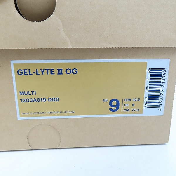 実際に弊社で買取させて頂いたasics×ATMOS/アシックス×アトモス GEL LYTE 3/ゲルライト3 ショーン・ウェザースプーン 1203A019-000 /27の画像 9枚目