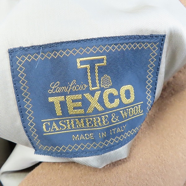 実際に弊社で買取させて頂いたBEAMS/ビームス TEXCO CASHMERE&WOOL テーラードジャケット ヴィンテージ イタリア製 BS-17066 48の画像 3枚目