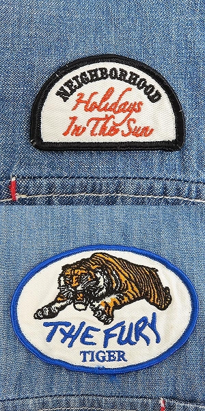 実際に弊社で買取させて頂いたNEIGHBORHOOD/ネイバーフッド  ロゴ ワッペン デニムシャツ /091BENH-SHM03/Lの画像 7枚目