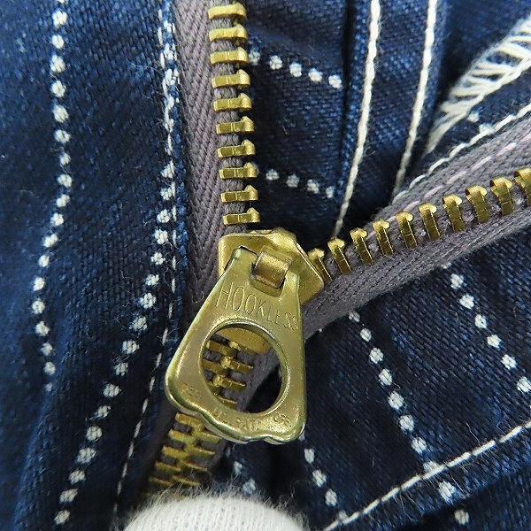 実際に弊社で買取させて頂いた(2)SUGAR CANE/シュガーケーン ストライプ柄 ショートパンツ SC51054A/36の画像 7枚目