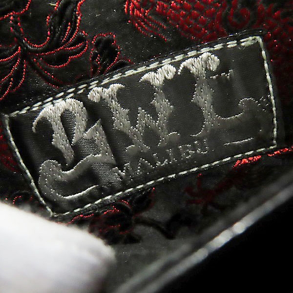 実際に弊社で買取させて頂いたBWL/BILL WALL LEATHER/ビルウォールレザー スカルボタン 長財布/ロングウォレット の画像 5枚目