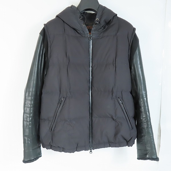 実際に弊社で買取させて頂いたUNDER COVER/アンダーカバー UNDERCOVERISM/アンダーカバーイズム  アーカイブ 06AW GURUGURU期 袖レザー ダウンジャケット/2