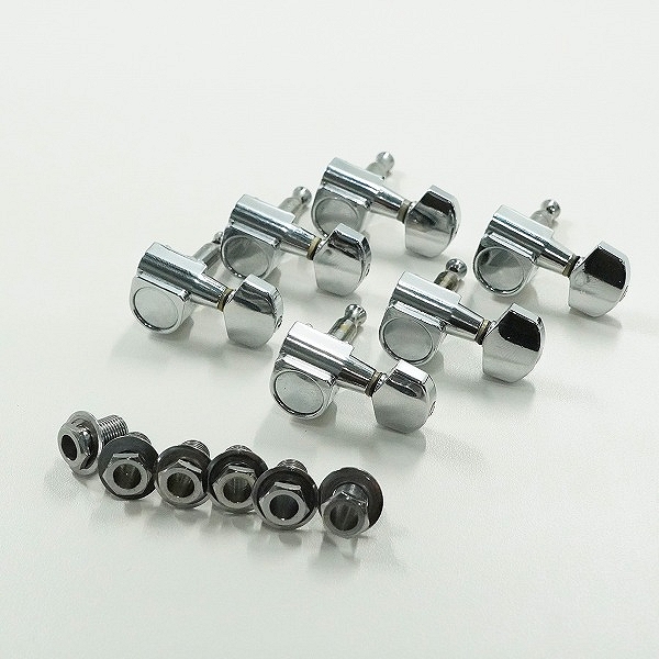 実際に弊社で買取させて頂いたメーカー不明 品番不明 6連 ギター用 ペグ パーツ