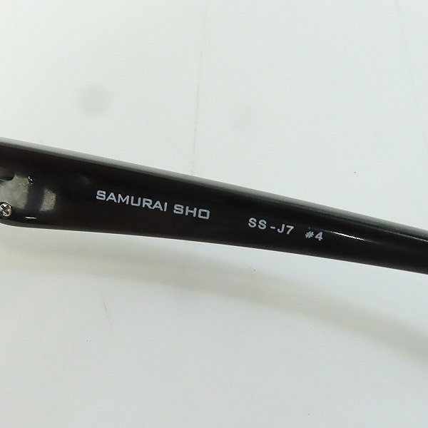 実際に弊社で買取させて頂いたSAMURAI SHO/サムライショウ  眼鏡/メガネフレーム/アイウェア SS-J7 #4の画像 6枚目