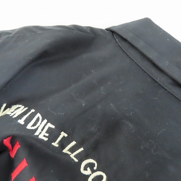 実際に弊社で買取させて頂いたTAILOR TOYO×BEAMS/テーラー東洋×ビームス 雷門 ベトナムジャケット/ベトジャン ブラック TT14053BM/Lの画像 8枚目