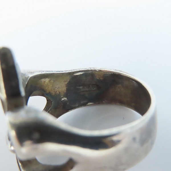 実際に弊社で買取させて頂いたCRAZY PIG/クレイジーピッグ ヘビー フレアーデリス フラットトップ リング/指輪 18号の画像 7枚目