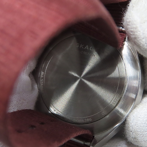 実際に弊社で買取させて頂いたSKAGEN/スカーゲン アナログ  腕時計/ウォッチ SKW6386の画像 3枚目