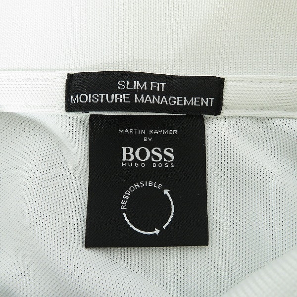 実際に弊社で買取させて頂いたHUGO BOSS/ヒューゴボス MOISTURE MANAGEMENT スリムフィットポロシャツ/XLの画像 2枚目
