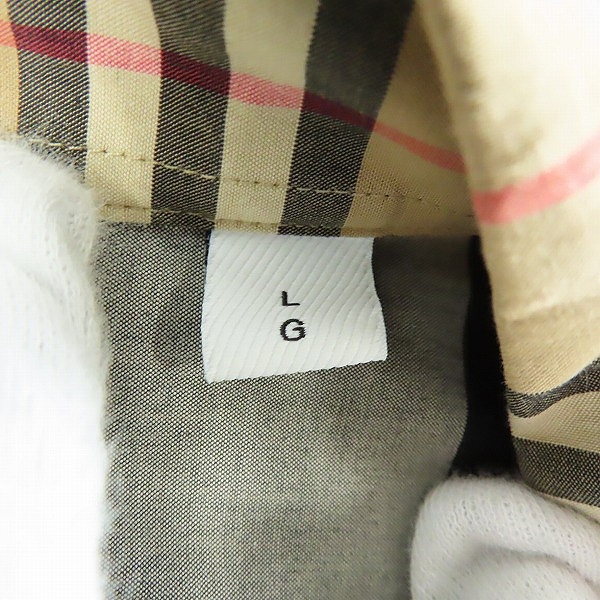 実際に弊社で買取させて頂いたBURBERRY/バーバリー　クレイジーパターンノバチェックシャツ 20AW 8032268 Lの画像 3枚目
