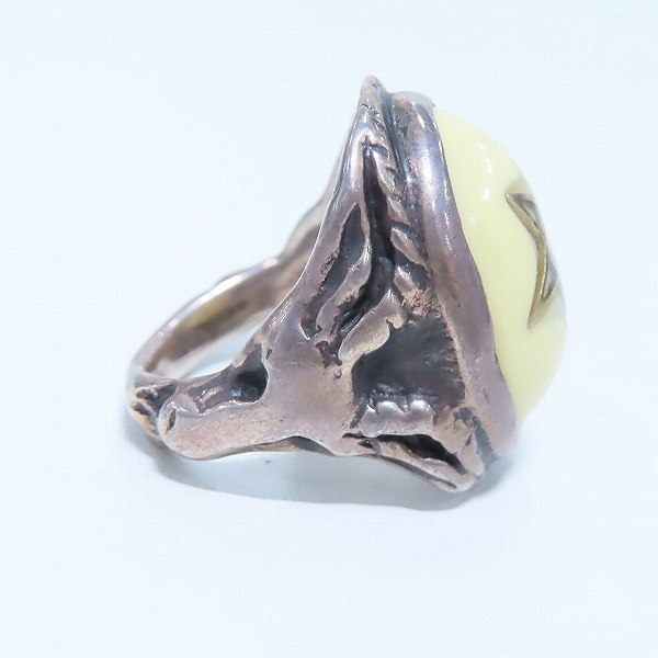 実際に弊社で買取させて頂いたALEX STREETER/アレックスストリーター エンジェルハートリング ホワイト 18.5号の画像 4枚目