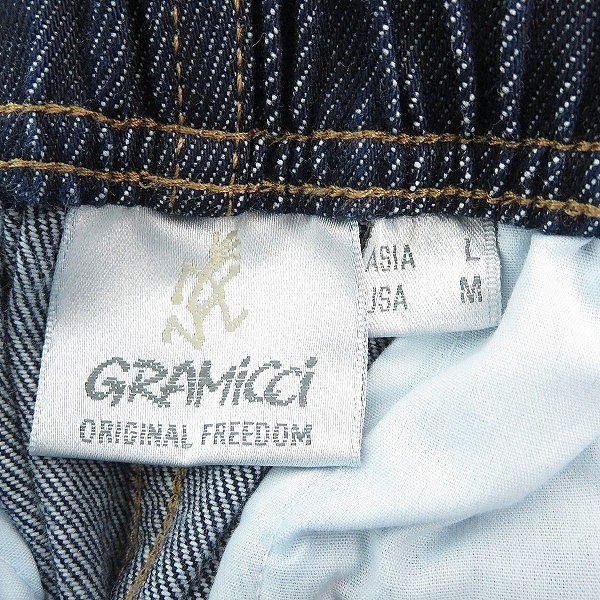 実際に弊社で買取させて頂いた【未使用】GRAMICCI/グラミチ B:MING by BEAMS別注 デニム ショートパンツ GMP-22S2226/Lの画像 2枚目