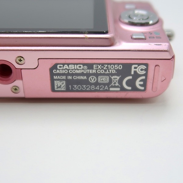 実際に弊社で買取させて頂いたCASIO/カシオ EXILIM EX-Z1050 コンパクトデジタルカメラ 動作未確認の画像 5枚目
