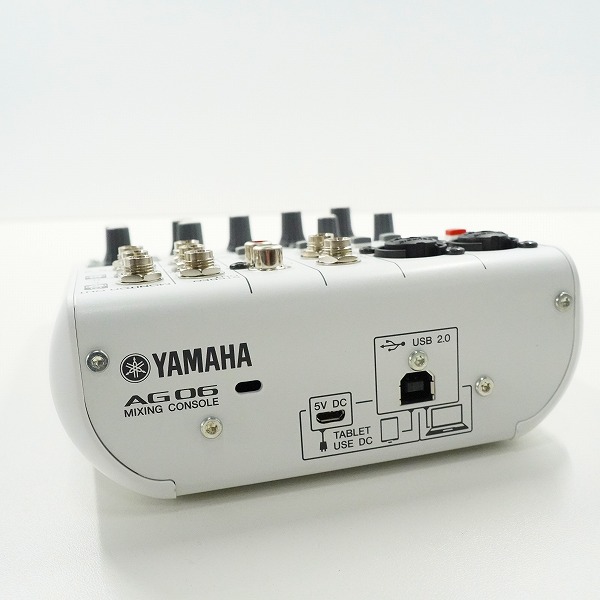 実際に弊社で買取させて頂いたYAMAHA/ヤマハ AG06 ウェブキャスティングミキサー アナログミキサー 通電確認済みの画像 5枚目