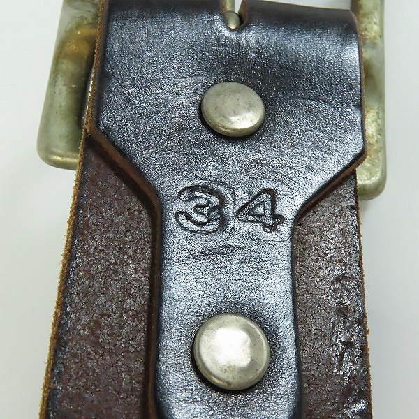 実際に弊社で買取させて頂いたHTC/エイチティーシー ターコイズ スタッズ ベルト ブラックの画像 4枚目