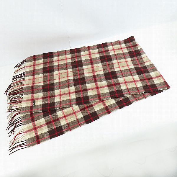 実際に弊社で買取させて頂いたMACKINTOSH PHILOSOPHY/マッキントッシュ フィロソフィー チェックマフラーの画像 5枚目