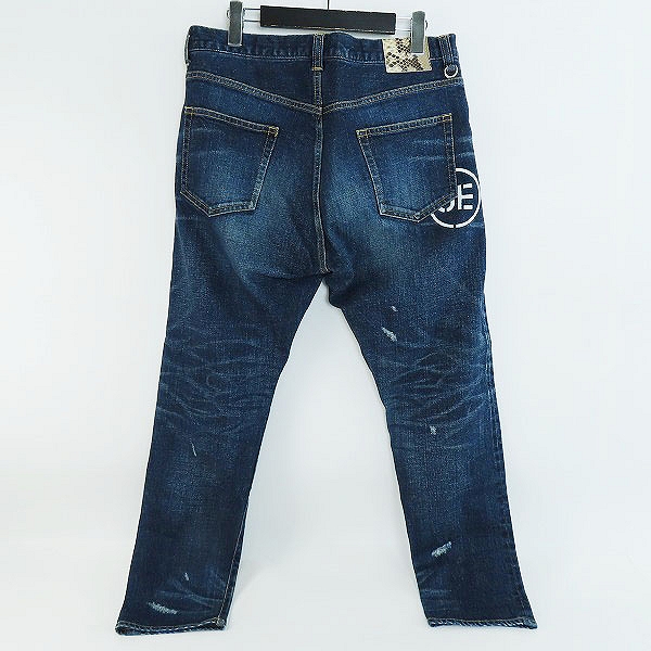 実際に弊社で買取させて頂いたuniform experiment /ユニフォームエクスペリメント 23SS DAMAGED DENIM PANTS UE-230018 2の画像 1枚目