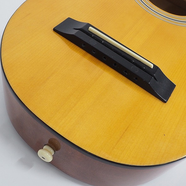 実際に弊社で買取させて頂いた★【弦無し】HORA/オラ TRAVEL FOLK Gtr.DS/トラベル フォークギター ミニアコースティックギター 2008年製 ケース付の画像 6枚目