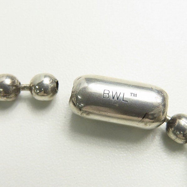 実際に弊社で買取させて頂いたBill Wall Leather/BWL/ビルウォールレザー LARGE BALL CHAIN/ラージ ボールチェーン/ネックレスの画像 3枚目