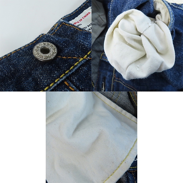 実際に弊社で買取させて頂いたEVISU/エヴィス セルビッチ デニムパンツ 5001 36×34の画像 6枚目