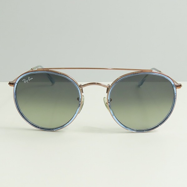 実際に弊社で買取させて頂いたRay-Ban/レイバン Round Double Bridge サングラス/アイウェア RB3647-Nの画像 1枚目