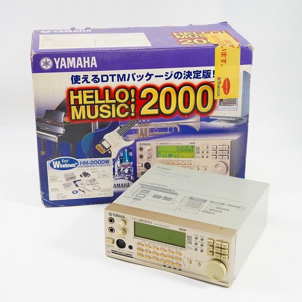 実際に弊社で買取させて頂いたYAMAHA/ヤマハ MU2000 DTM 音源モジュール 通電確認済み