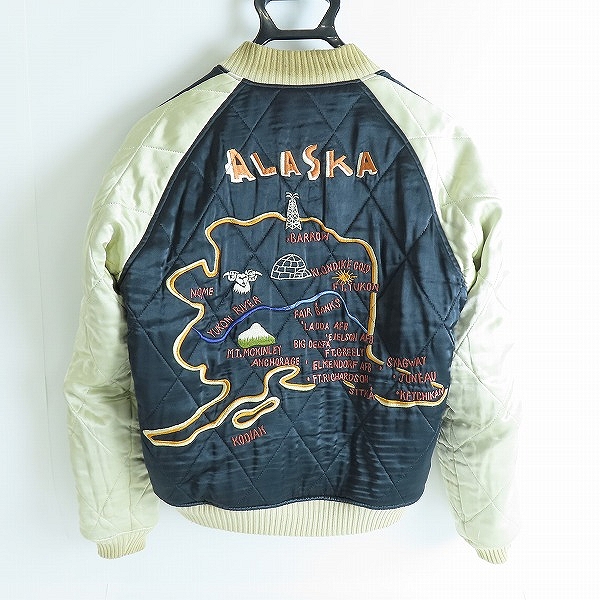 実際に弊社で買取させて頂いたTHE FLAT HEAD/フラットヘッド リバーシブル スカジャン スーベニアジャケット/Ｍの画像 3枚目