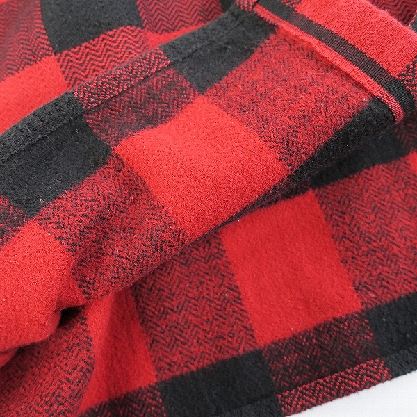 実際に弊社で買取させて頂いたTHE FLAT HEAD/フラットヘッド チェック柄 ネルシャツ HN-52W/38の画像 8枚目