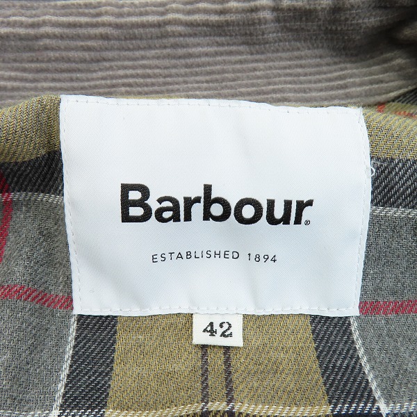 実際に弊社で買取させて頂いたBarbour/バブアー BEDALE/ビデイル ジャケット/コート 2102365/42の画像 3枚目