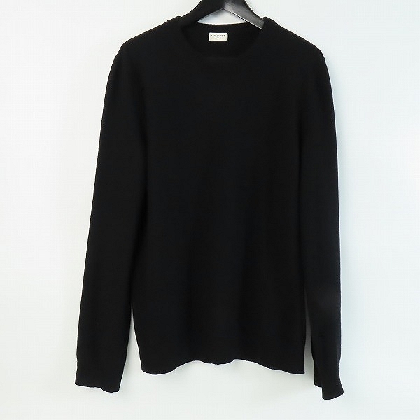 実際に弊社で買取させて頂いた【JPタグ】SAINT LAURENT PARIS/サンローラン 16AWダメージ加工カシミヤ混ウール ニット 386336 Y1QP1/XL