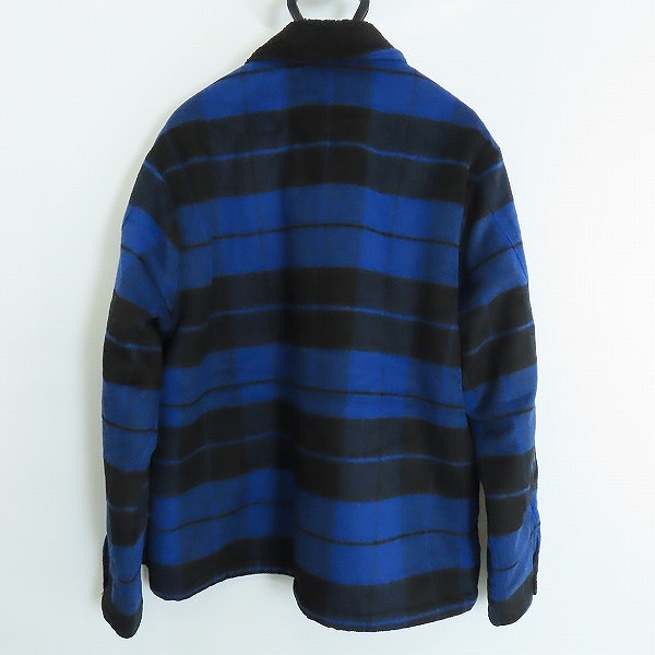 実際に弊社で買取させて頂いたCRIMIE/クライミー ウールチェックカバーオール/CR1-02L5-JK35/XXLの画像 1枚目